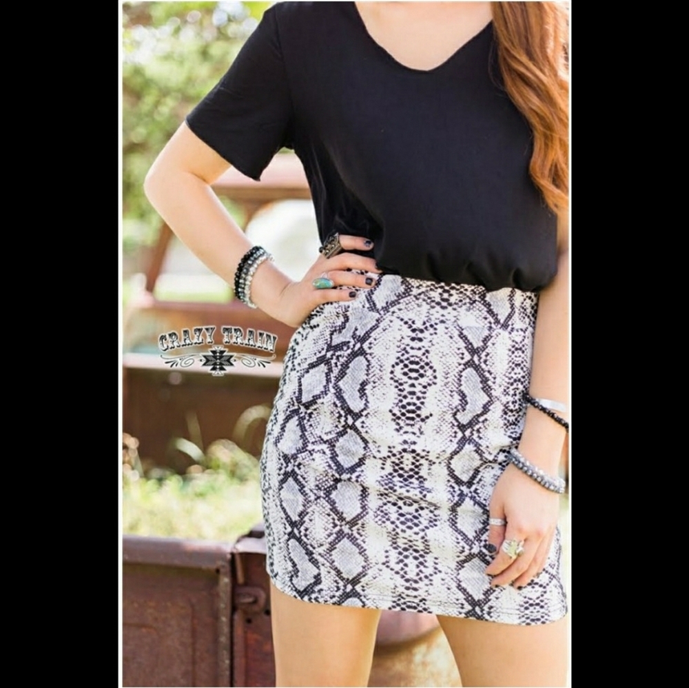🌵Crazy Train☀️ Python Skirt
